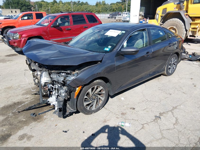 Vin: 19xfc2f74ge078316, lot: 46570234, honda civic ex 20162