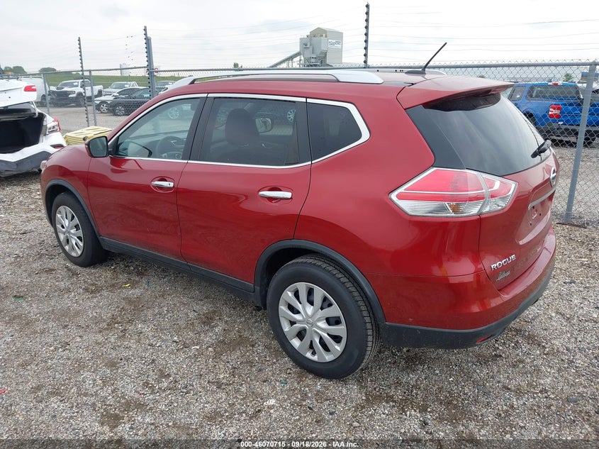 2016 NISSAN ROGUE auction photo 3