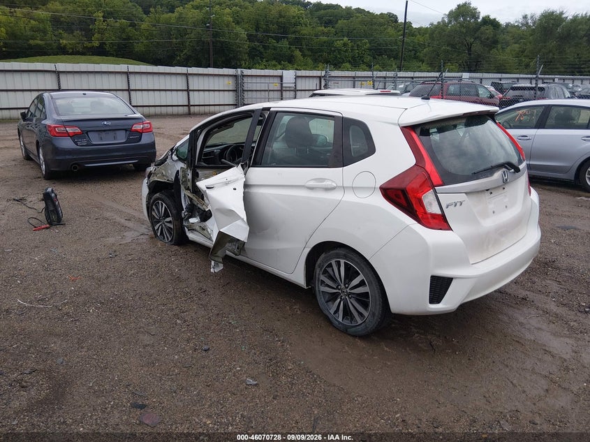Vin: 3hggk5h73hm709751, lot: 46570263, honda fit ex 20173