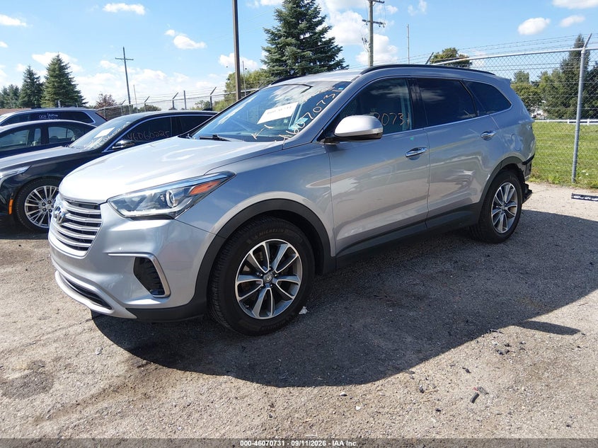 Vin: km8smdhf3hu231178, lot: 46570266, hyundai santa fe se 20172