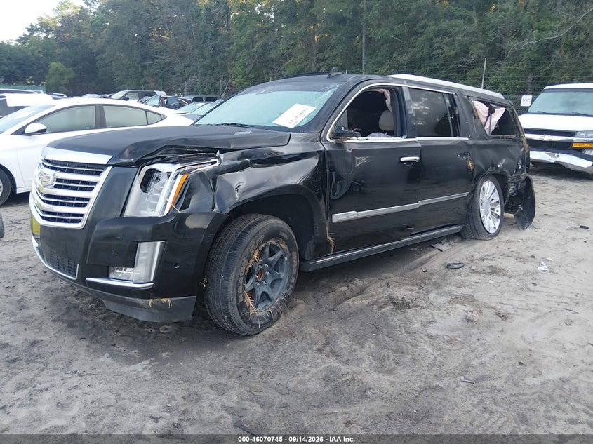 Vin: 1gys3kkj1lr186871, lot: 46570280, cadillac escalade esv 2wd platinum 20202