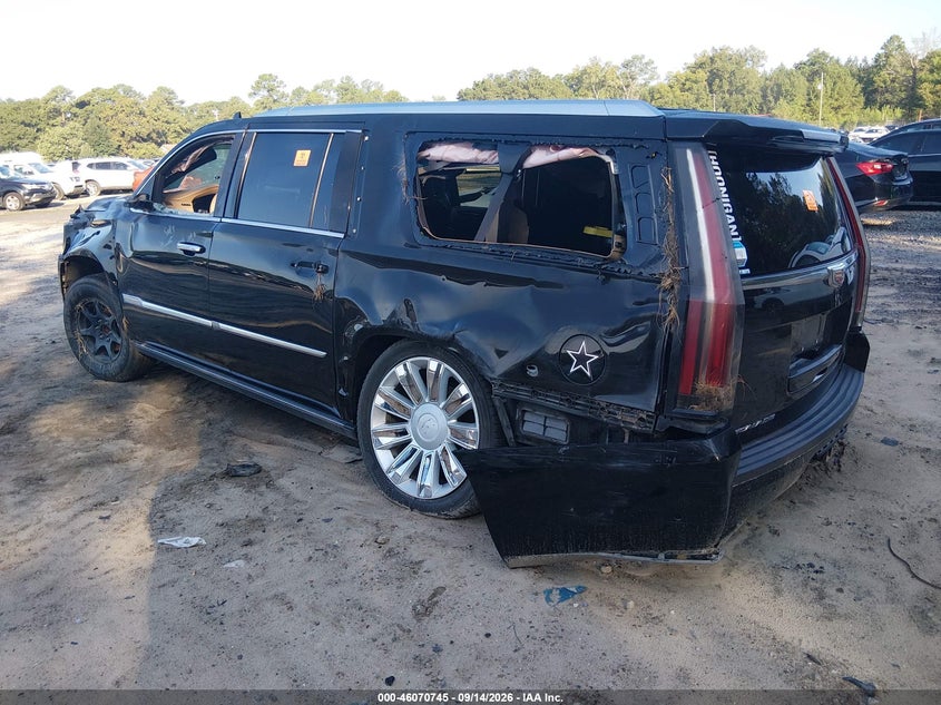 Vin: 1gys3kkj1lr186871, lot: 46570280, cadillac escalade esv 2wd platinum 20203
