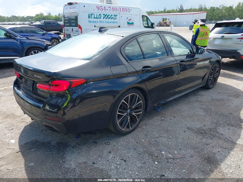 Vin: wba53bh02mww89553, lot: 46570311, bmw 530i 20214
