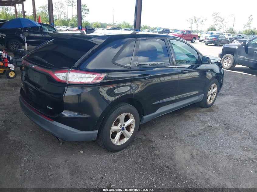 Vin: 2fmpk3g93gbb15064, lot: 46570342, ford edge se 20164