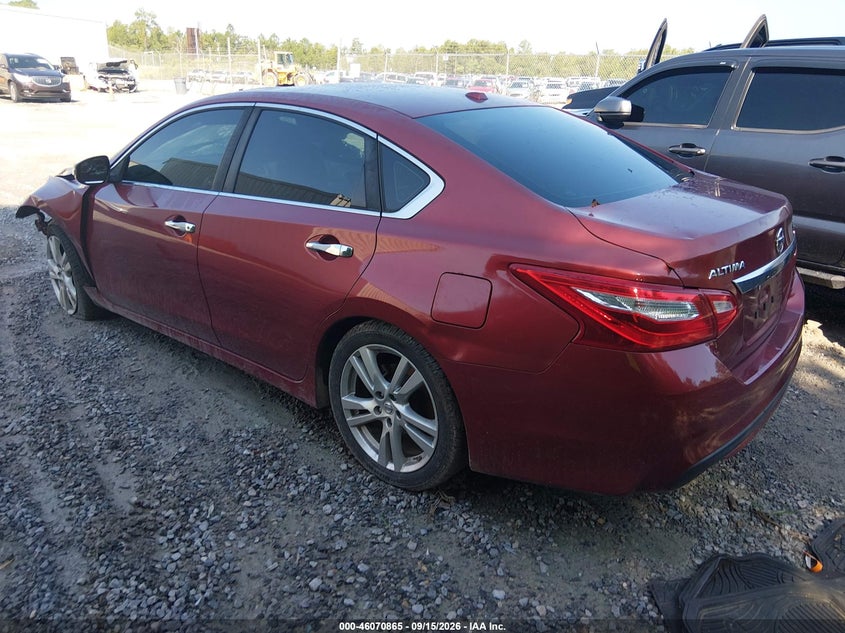 Vin: 1n4bl3ap2gc126338, lot: 46570400, nissan altima 3.5 sl/3.5 sr 20163