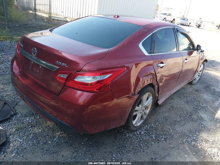 Vin: 1n4bl3ap2gc126338, lot: 46570400, nissan altima 3.5 sl/3.5 sr 20164