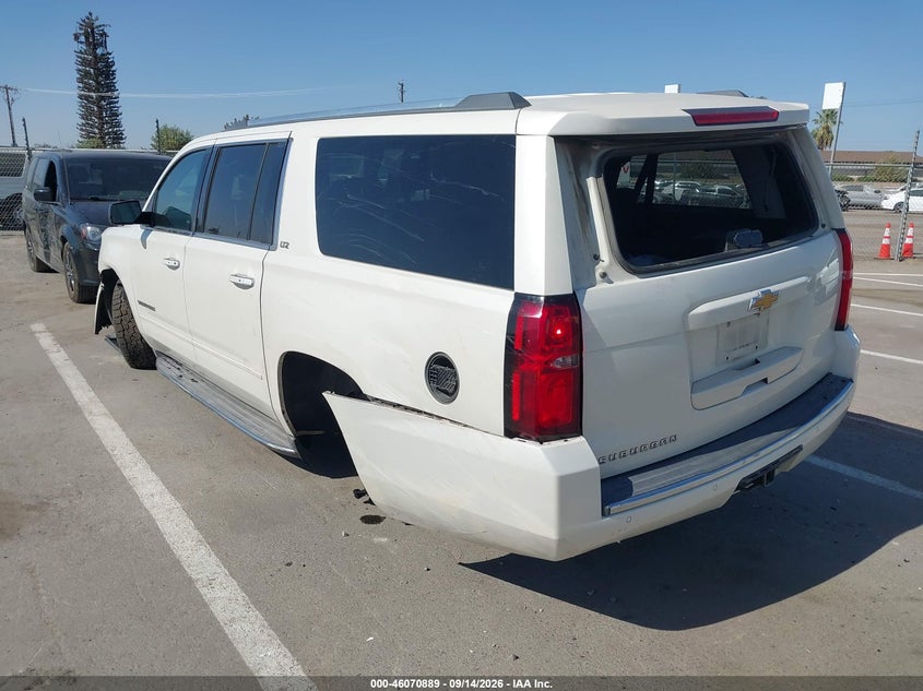 Vin: 1gnsckkcxfr156772, lot: 46570424, chevrolet suburban 1500 ltz 20153