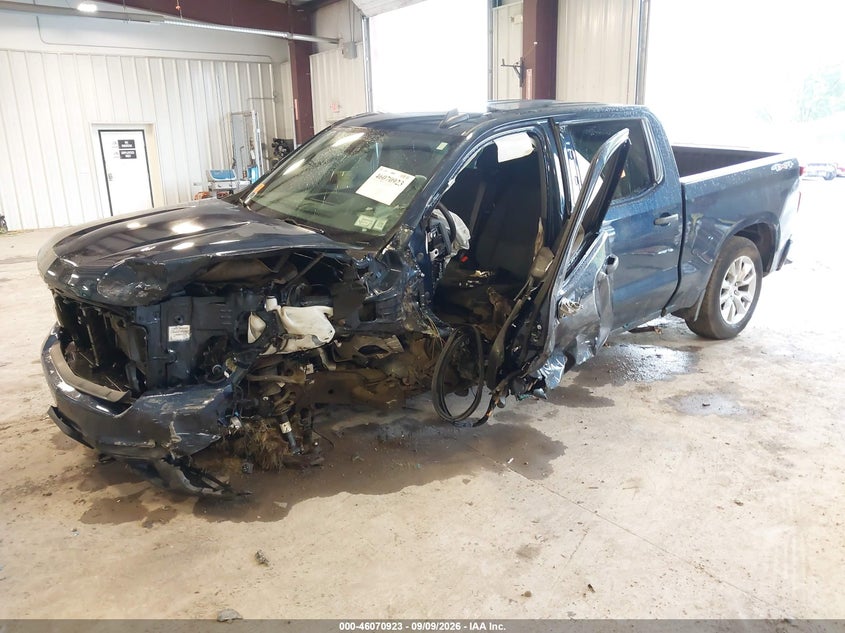 Vin: 1gcuybef8mz381164, lot: 46570458, chevrolet silverado 1500 custom 20212
