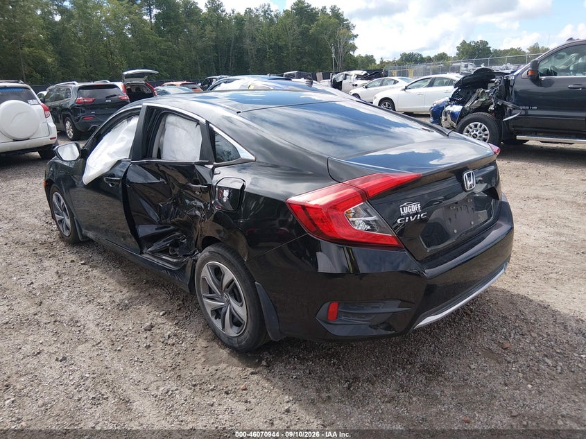 Vin: 2hgfc2f69kh581538, lot: 46570479, honda civic lx 20193