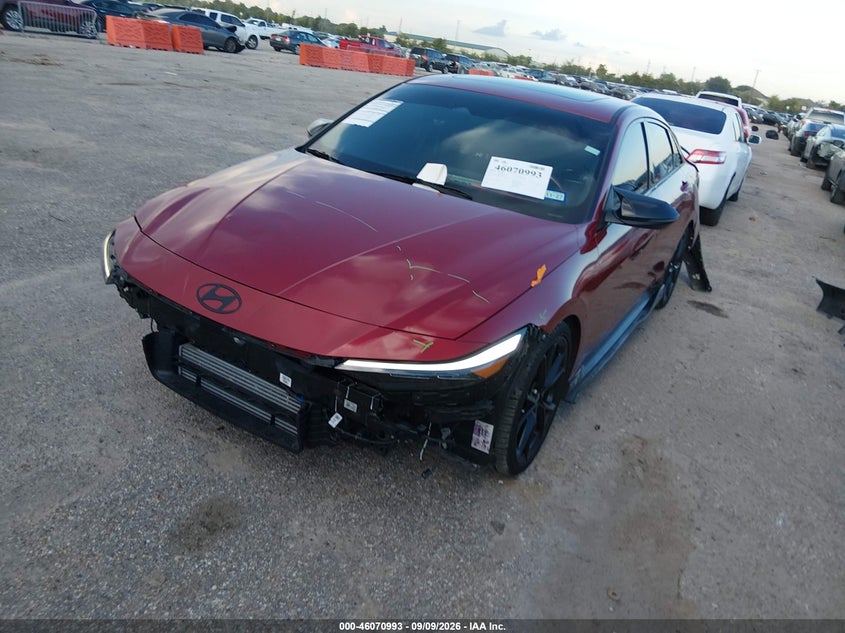 Vin: kmhlw4dk3su031362, lot: 46570528, hyundai elantra n 20252