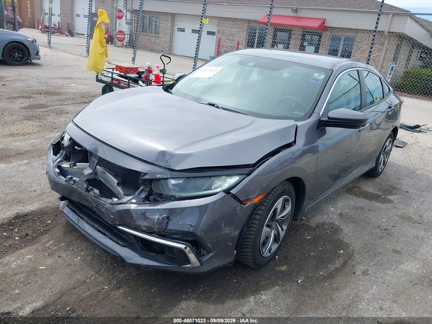 Vin: 19xfc2f66ke032034, lot: 46570558, honda civic lx 20192