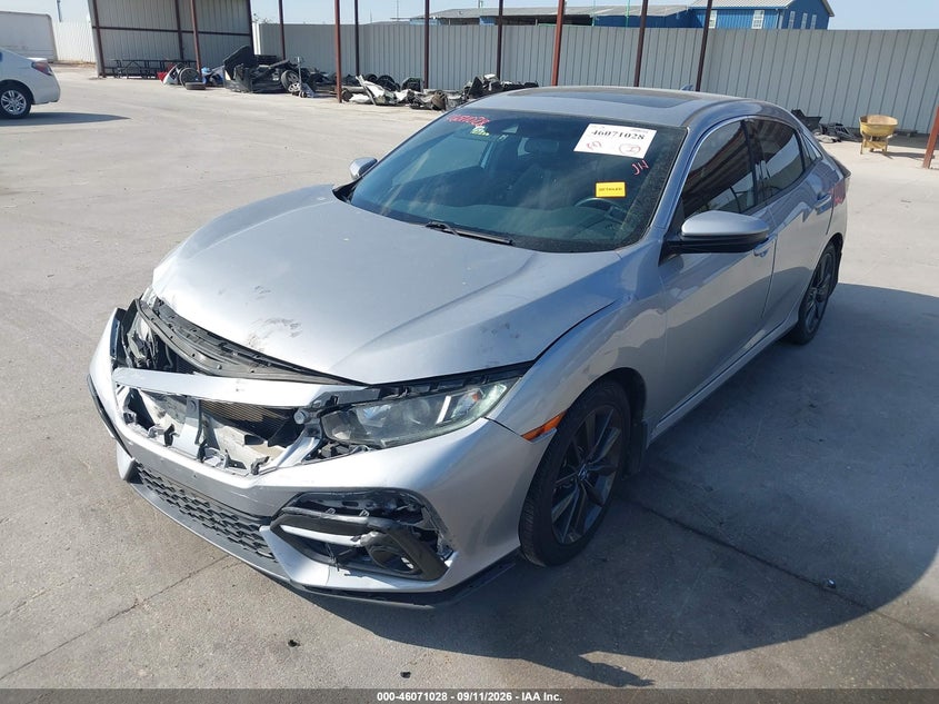 Vin: shhfk7h67lu215787, lot: 46570563, honda civic ex 20202