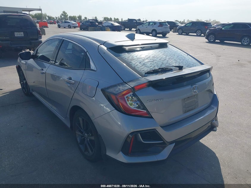 Vin: shhfk7h67lu215787, lot: 46570563, honda civic ex 20203