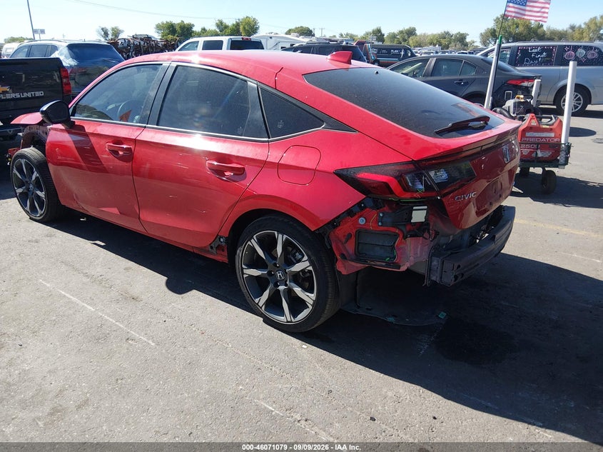 Vin: jhmfl4h98sx002115, lot: 46570614, honda civic hybrid sport touring 20253