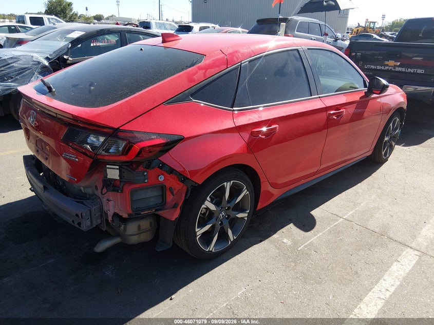 Vin: jhmfl4h98sx002115, lot: 46570614, honda civic hybrid sport touring 20254