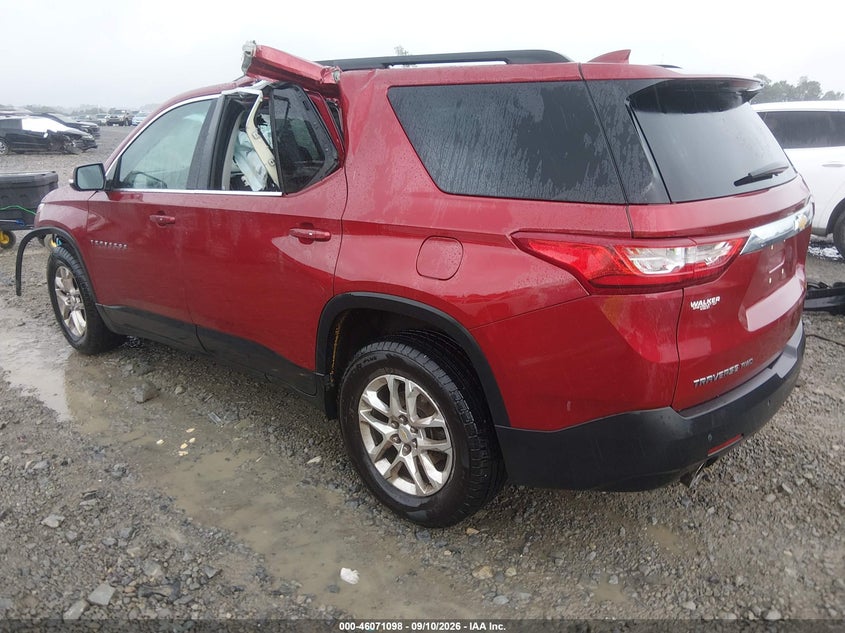 Vin: 1gnevgkw7mj239439, lot: 46570633, chevrolet traverse awd lt cloth 20213