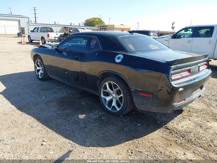 Vin: 2c3cdzbg9fh850928, lot: 46570640, dodge challenger sxt plus 20153