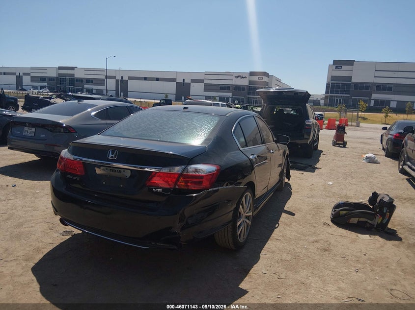 Vin: 1hgcr3f81fa037161, lot: 46570678, honda accord ex-l v-6 20154
