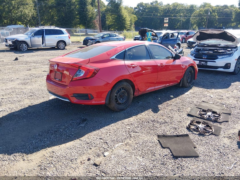 Vin: 2hgfc2f67lh577697, lot: 46570679, honda civic lx 20204
