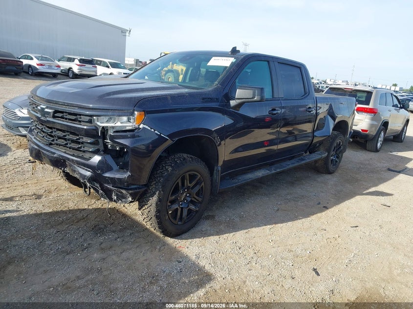 Vin: 3gcudeed8pg130550, lot: 46570720, chevrolet silverado 1500 rst 20232