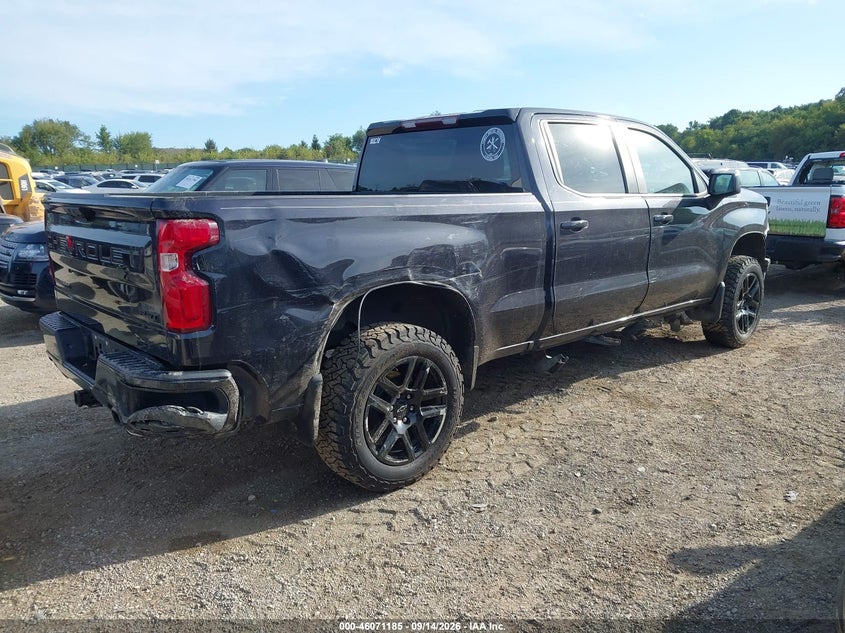 Vin: 3gcudeed8pg130550, lot: 46570720, chevrolet silverado 1500 rst 20234