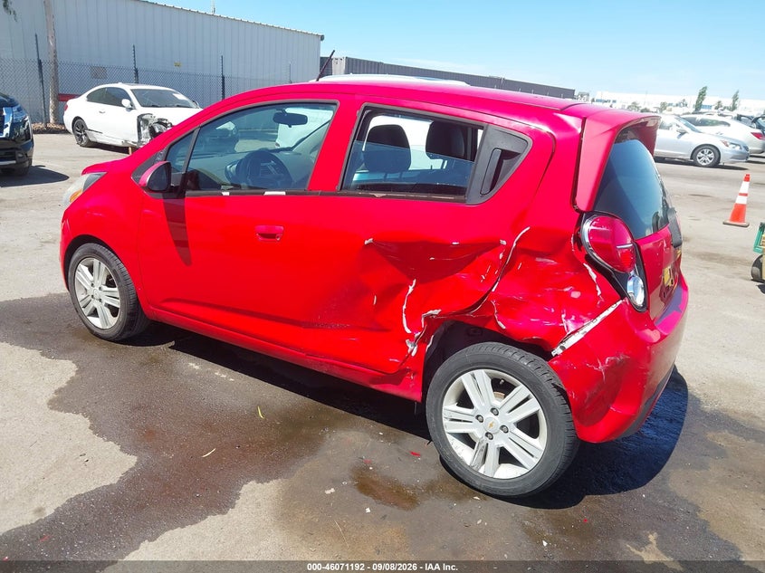 Vin: kl8ca6s96fc747059, lot: 46570727, chevrolet spark ls manual 20153