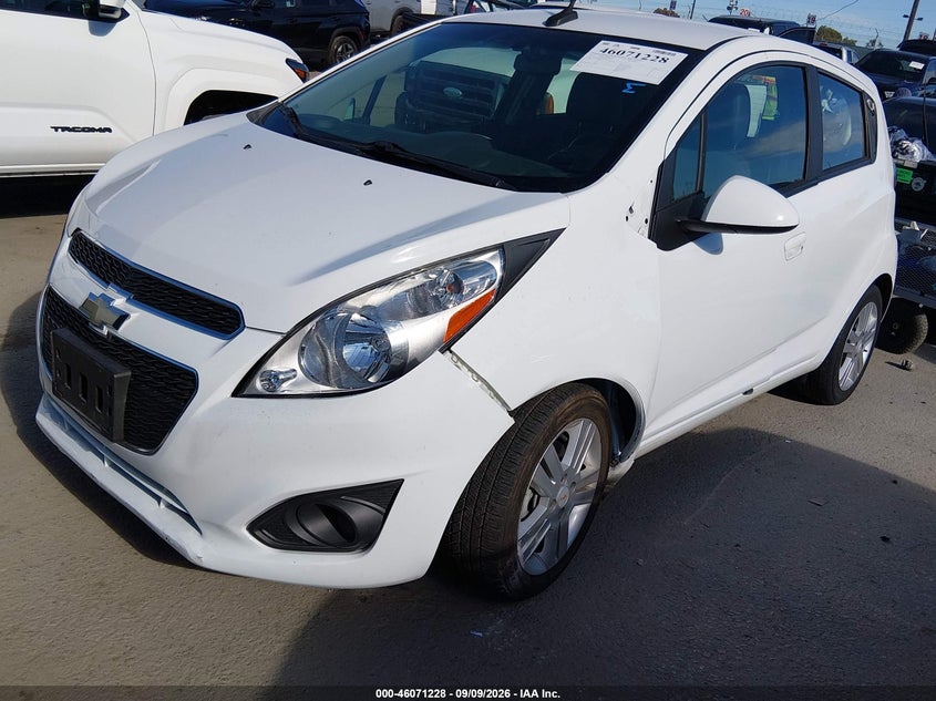 Vin: kl8cb6s92ec438555, lot: 46570763, chevrolet spark ls auto 20142