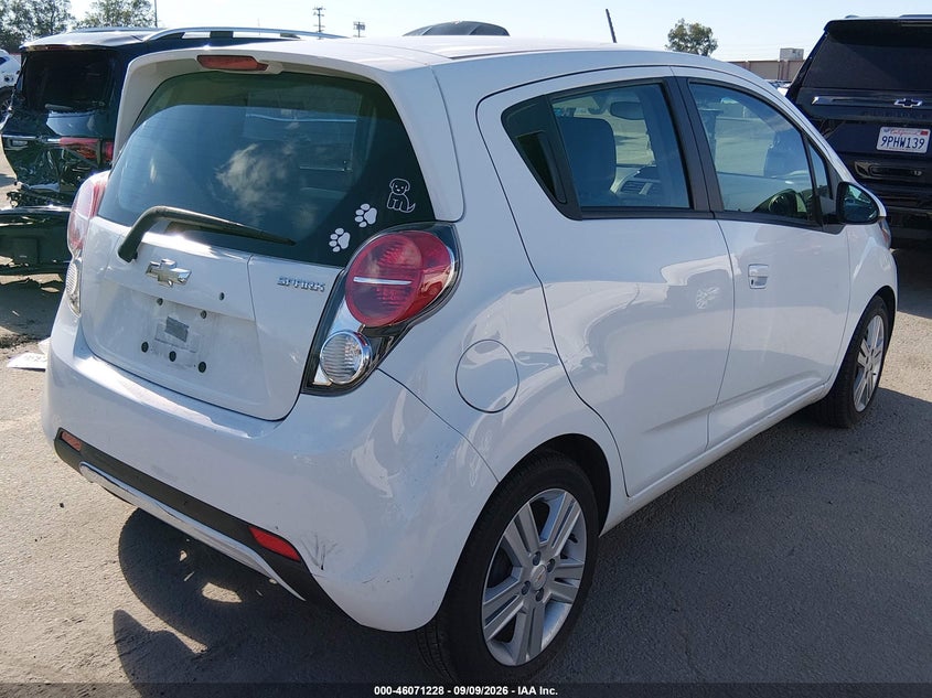 Vin: kl8cb6s92ec438555, lot: 46570763, chevrolet spark ls auto 20144