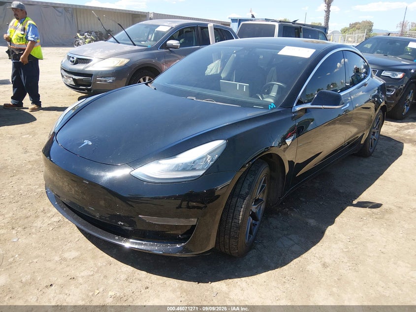 Vin: 5yj3e1eaxkf394584, lot: 46570806, tesla model 3 long range/mid range/standard range/standard range plus 20192
