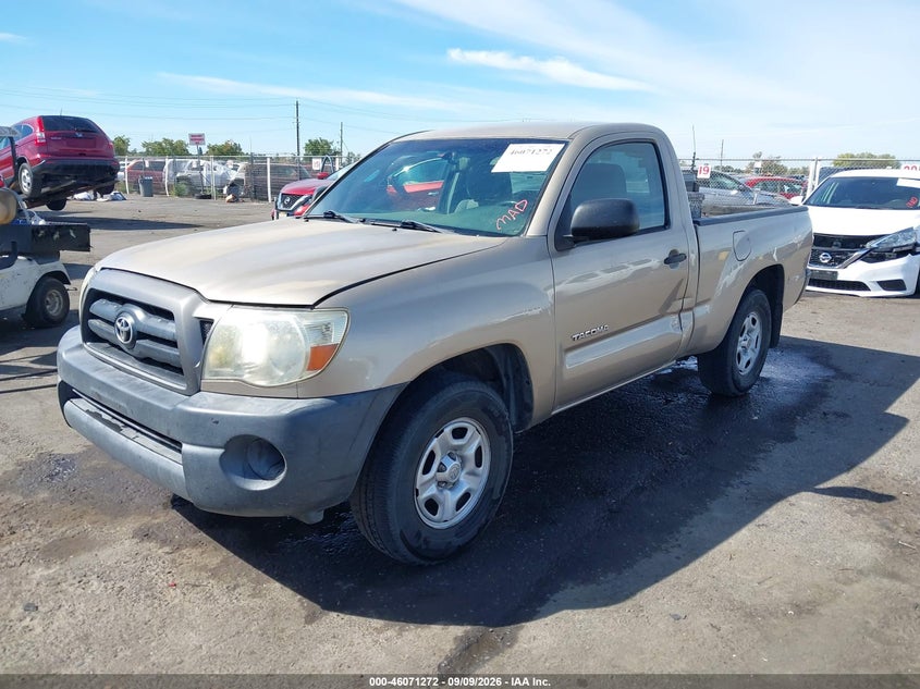 2005 Toyota Tacoma, Левый бок, IAAI, VIN 5TENX22N95Z142571 — фото 2