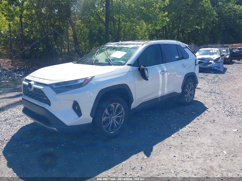 Vin: jtmd6rfv1nd055029, lot: 46570819, toyota rav4 hybrid limited 20222
