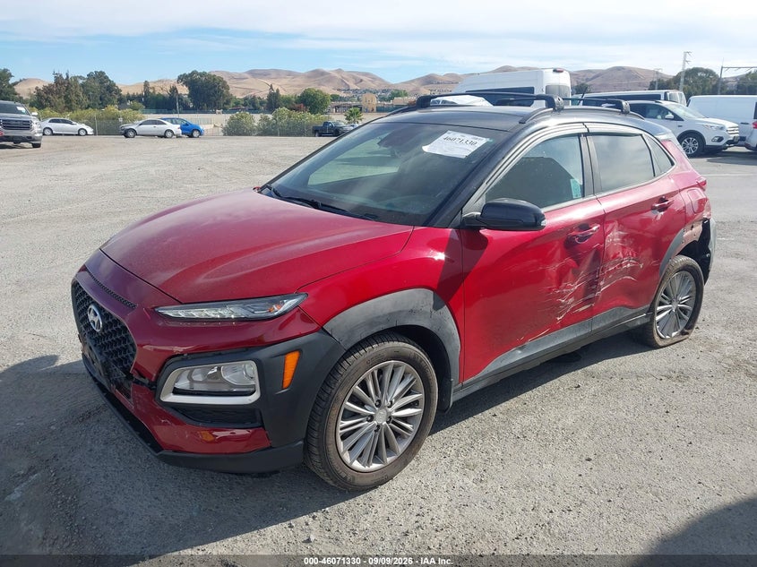 Vin: km8k2caa7lu419628, lot: 46570865, hyundai kona sel 20202