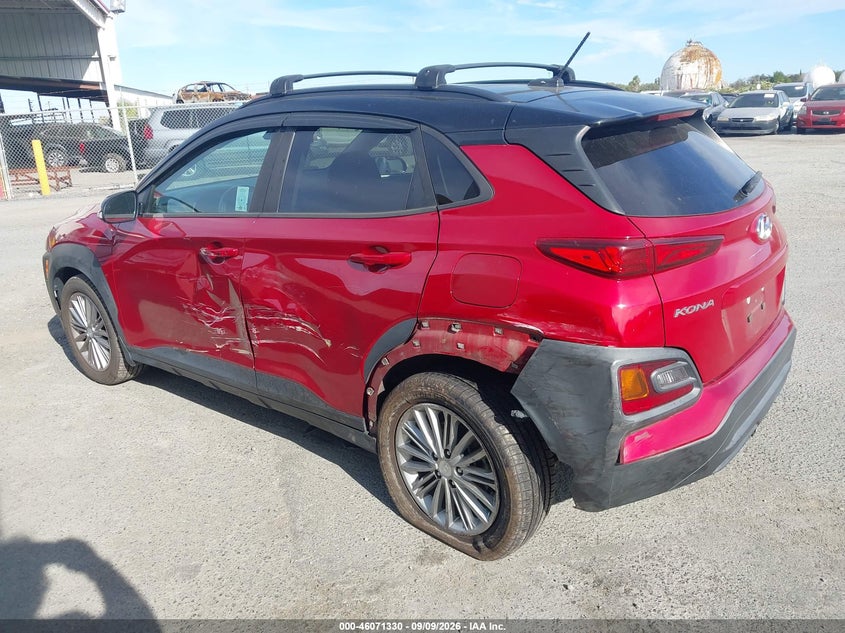 Vin: km8k2caa7lu419628, lot: 46570865, hyundai kona sel 20203