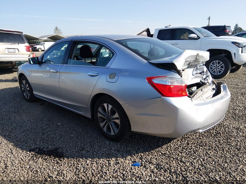 Vin: 1hgcr2f38ea272492, lot: 46570895, honda accord lx 20143
