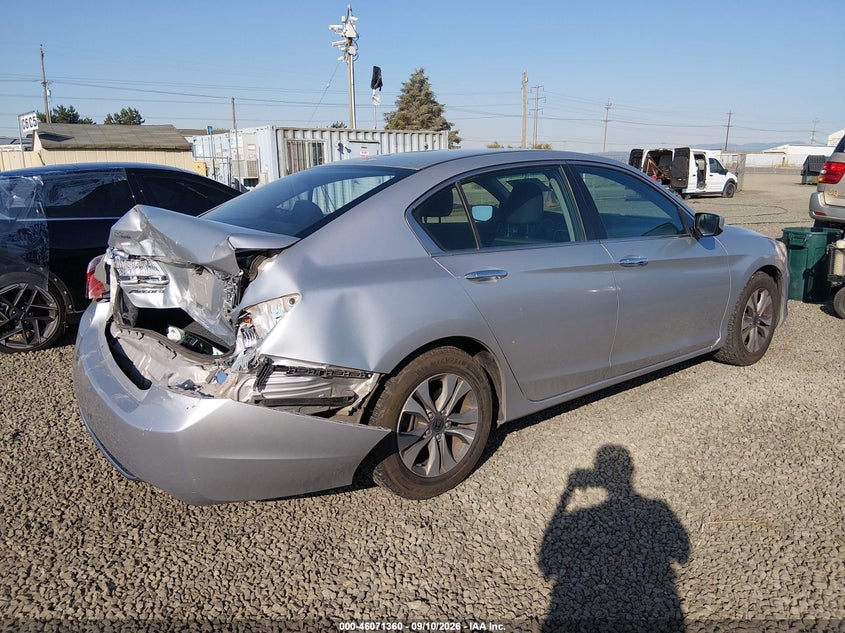Vin: 1hgcr2f38ea272492, lot: 46570895, honda accord lx 20144