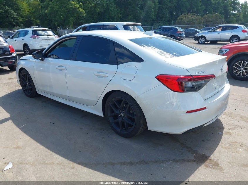 Vin: 2hgfe2f52rh537568, lot: 46570898, honda civic sport 20243