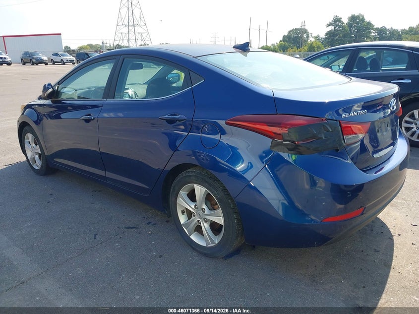Vin: 5npdh4ae0gh730015, lot: 46570901, hyundai elantra value edition 20163