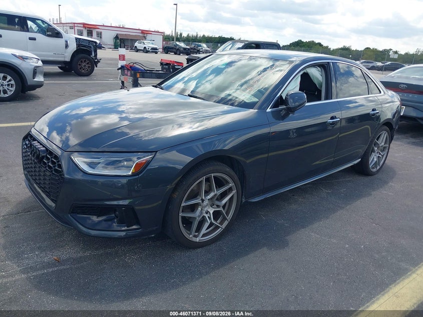 Vin: wauabaf49ma065179, lot: 46570906, audi a4 premium 40 tfsi quattro s tronic 20212