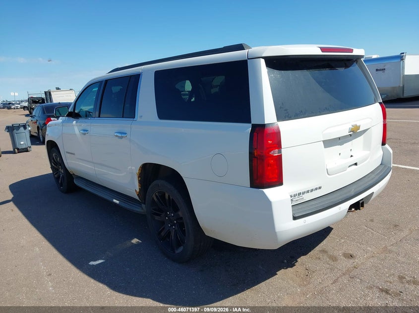 Vin: 1gnskjkc8fr534715, lot: 46570932, chevrolet suburban 1500 lt 20153
