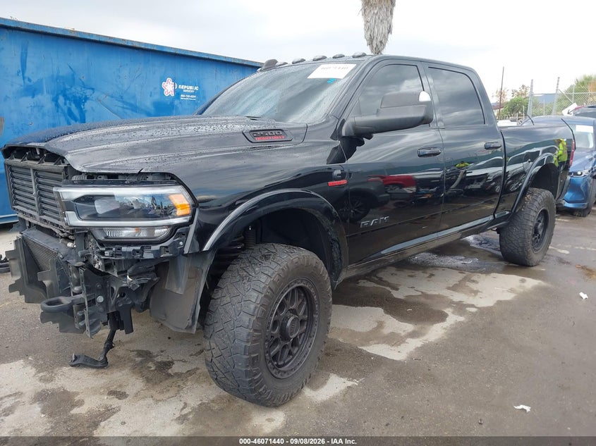 Vin: 3c6ur5fl2ng371399, lot: 46570975, ram 2500 laramie  4x4 6'4 box 20222