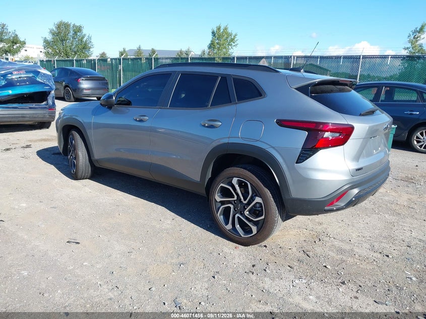 Vin: kl77ljep9sc002796, lot: 46570991, chevrolet trax fwd 2rs 20253