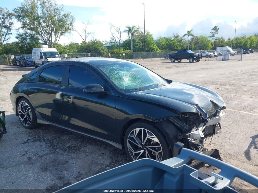 Vin: kmhm34aaxpa053215, lot: 46571003, hyundai ioniq 6 sel 2023 img_1