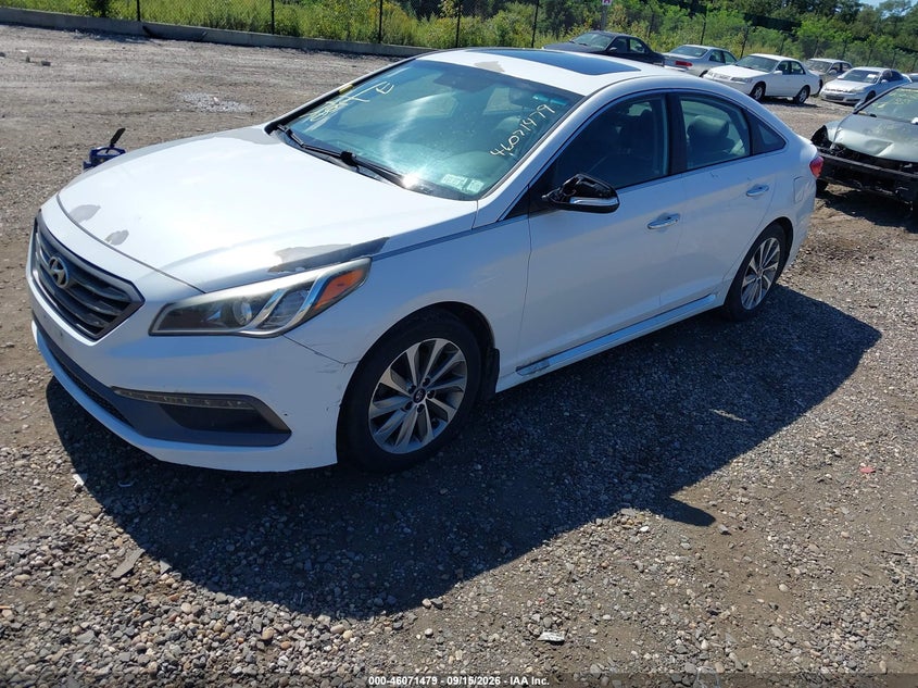 Vin: 5npe34af6hh450337, lot: 46571014, hyundai sonata sport 20172