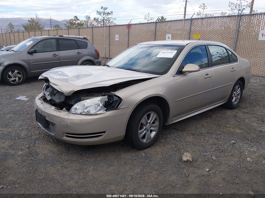 Vin: 2g1wa5e3xc1189653, lot: 46571016, chevrolet impala ls 20122