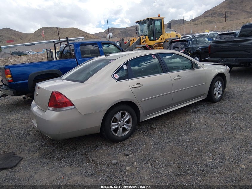 Vin: 2g1wa5e3xc1189653, lot: 46571016, chevrolet impala ls 20124