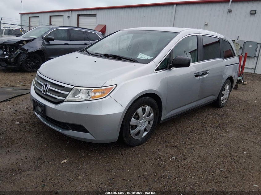 Vin: 5fnrl5h28db011661, lot: 46571025, honda odyssey lx 20132