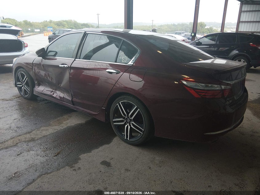 Vin: 1hgcr2f55ga020185, lot: 46571074, honda accord sport 20163