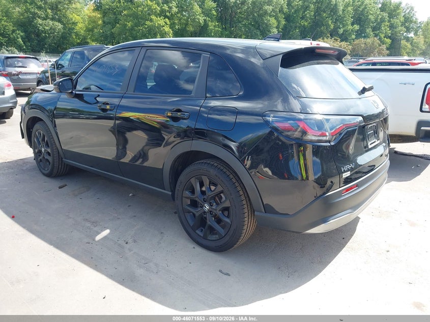 Vin: 3czrz2h57rm735409, lot: 46571088, honda hr-v awd sport/awd sport w/o bsi 20243