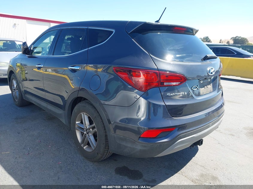 Vin: 5xyzt3lb4jg567580, lot: 46571093, hyundai santa fe sport 2.4l 20183
