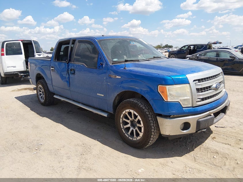 2013 Ford F-150 Xlt, Right Side, IAAI, VIN 1FTFW1ET0DKG45470